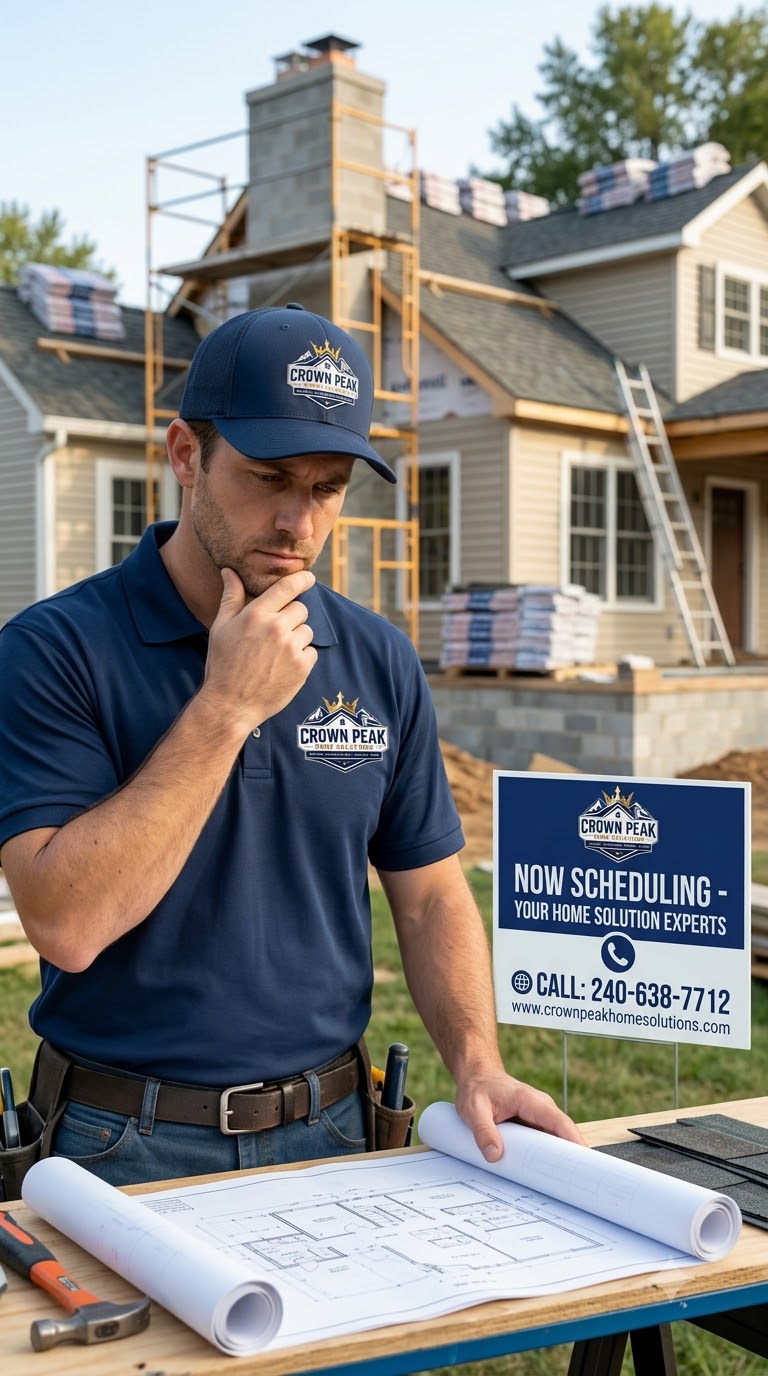 Crown Peak Home Solutions roofing siding foundation chimney services
